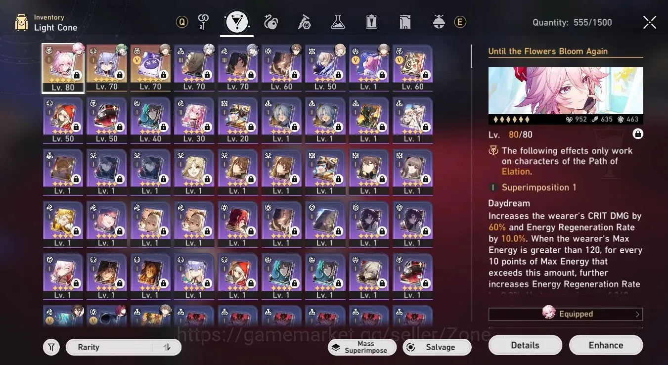 Honkai Star Rail Accounts Others ASIA|TL65|All Unset|Evaneccia+Sign|Phainon|Sunday|Kafka|Huo-Huo|Many Resource|Detail Cek 3