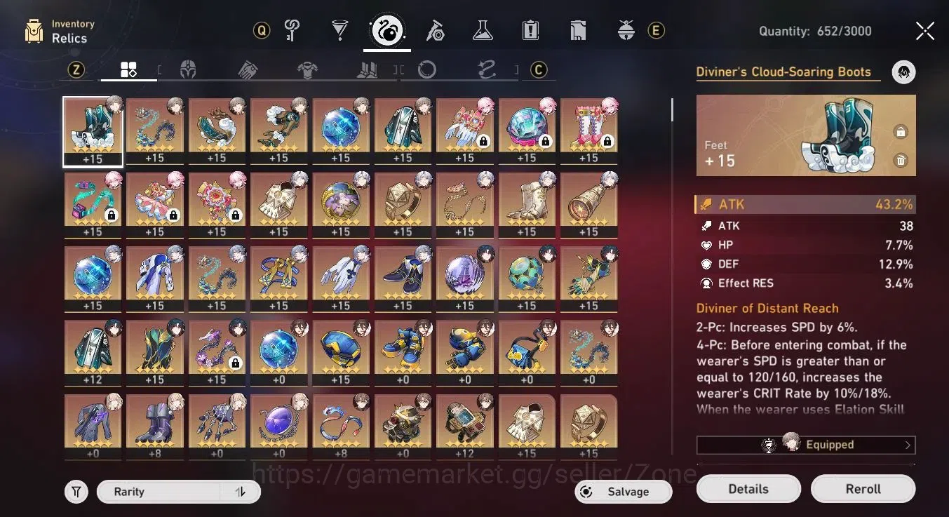 Honkai Star Rail Accounts Others ASIA|TL65|All Unset|Evaneccia+Sign|Phainon|Sunday|Kafka|Huo-Huo|Many Resource|Detail Cek 5