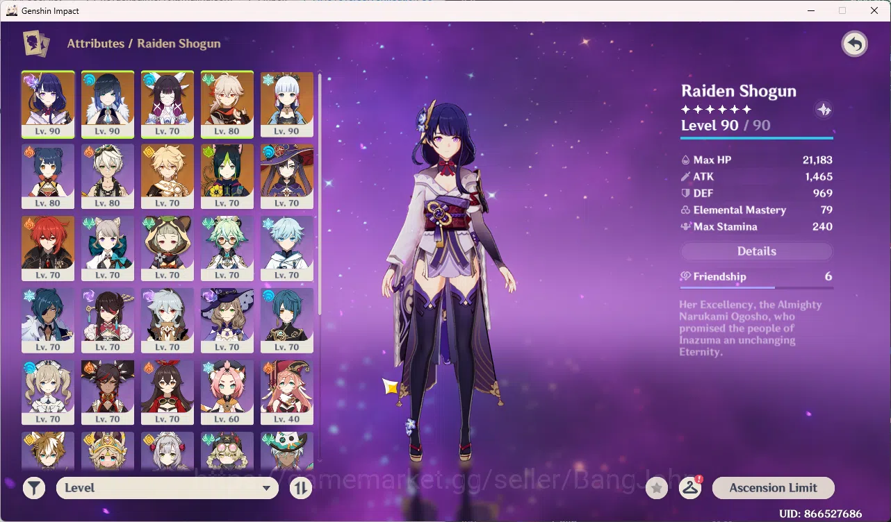 Genshin Impact Accounts Mid-Game | ASIA | AR 55 | 5 Limit |  Kamisato Ayak image 2