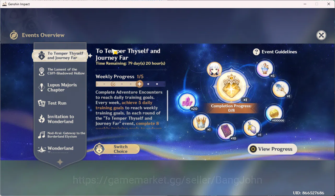 Genshin Impact Accounts Mid-Game | ASIA | AR 55 | 5 Limit |  Kamisato Ayak image 9