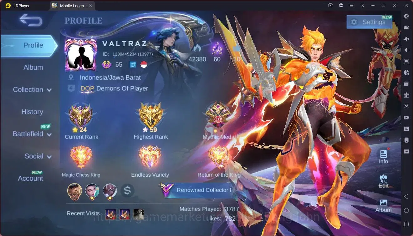 Mobile Legends: Bang Bang Accounts Global|Hero 115|Skin 284|Renowned|StarWars Cyclops image 18