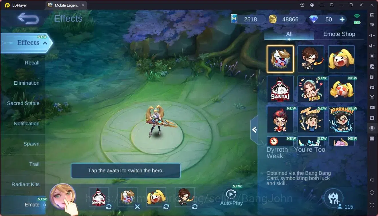 Mobile Legends: Bang Bang Accounts Global|Hero 115|Skin 284|Renowned|StarWars Cyclops image 2