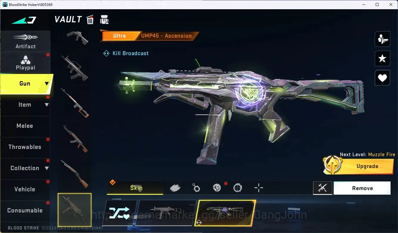 Blood Strike Accounts ASIA | 1 Ultra Gun UMP45 - Ascension | 1 Name-Chan image 2