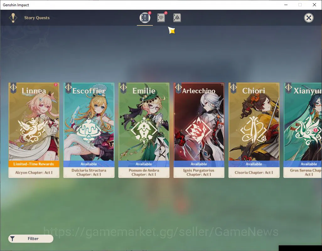 Genshin Impact Accounts EU|AR 55|2Limited+2(*5Weapon)|SkirkC2+Sign,Mavuika image 12