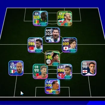 eFootball Accounts Legends & Iconic Players Android|Power 3132|7Epic Gareth Bale,Frank