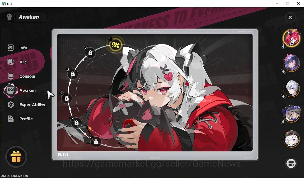 Neverness to Everness Accounts GLOBAL SEA|HL 43|TL 25|8 SSR 3 Limit[LacrimosaA1,H image 6