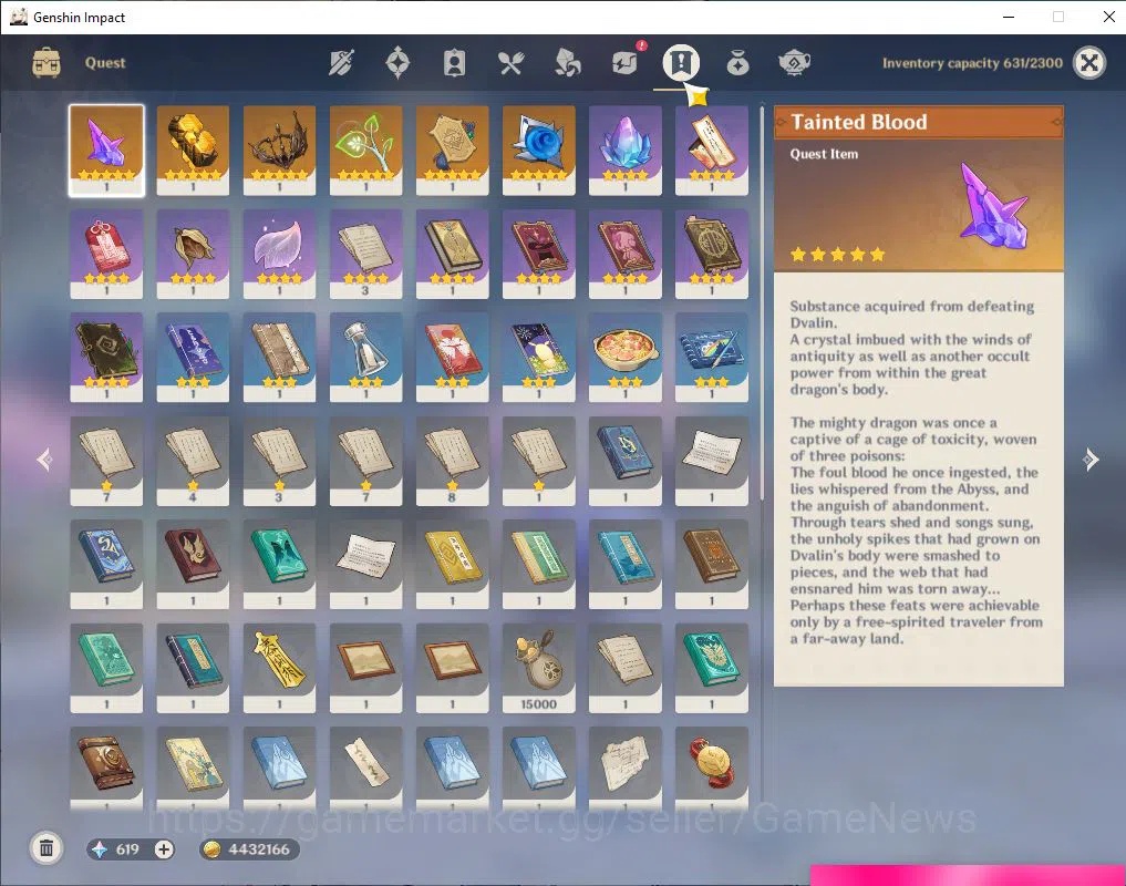 Genshin Impact Accounts Mid Game ASIA|AR 56|10  limited +9(*5Weapon)|[Yelan,Ganyu,HuTao]+Sign,Eula,Ayaka,Raiden,Etc|3 8