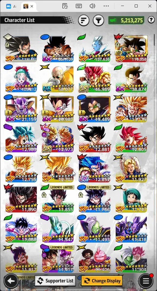 Dragon Ball Legends Accounts Global | Lvl 156|5M Total Power|757 CC|1 UL|2 LR|U image 13