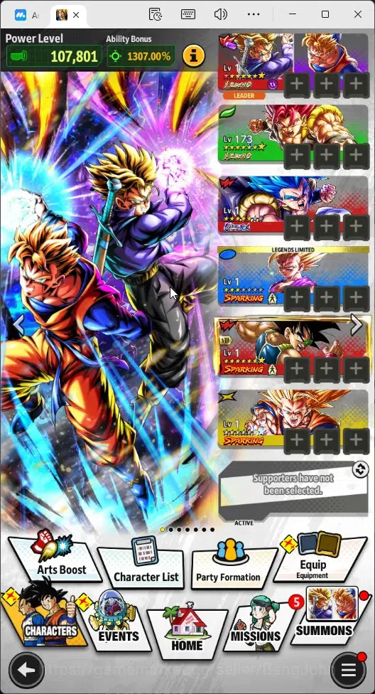 Dragon Ball Legends Accounts Global | Lvl 156|5M Total Power|757 CC|1 UL|2 LR|U image 14