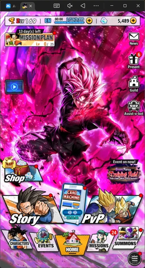 Dragon Ball Legends Accounts High-End Android |Lv 169|223M Total Power|5.4K CC|1 LR|5 UL|LR Broly:Fury|UL SSR Goku Black,SS 1