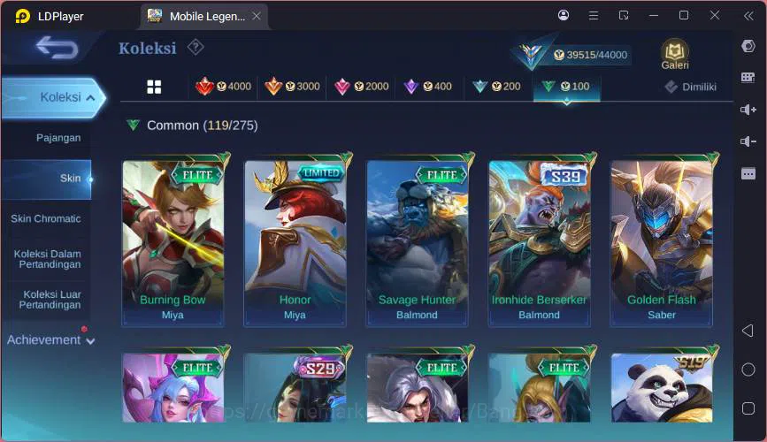 Mobile Legends: Bang Bang Accounts Global|Hero 115|Skin 190|Kof Karina,Lucky Eudora,L image 10
