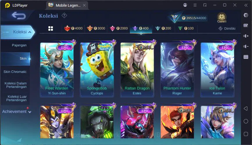 Mobile Legends: Bang Bang Accounts Global|Hero 115|Skin 190|Kof Karina,Lucky Eudora,L image 16