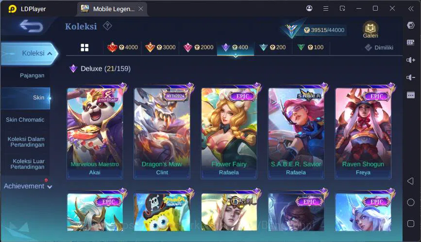 Mobile Legends: Bang Bang Accounts Global|Hero 115|Skin 190|Kof Karina,Lucky Eudora,L image 17