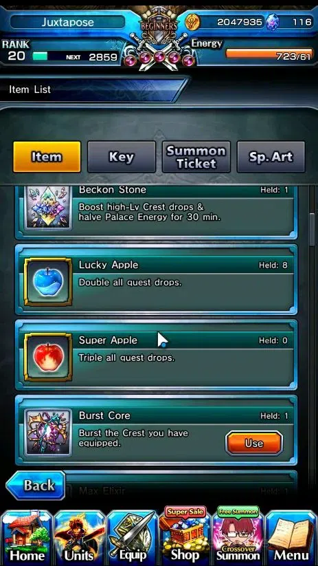 Grand Summoners Accounts Global|Rank 20| 116 cc |2 Ascend | War Hero Fen,De image 3