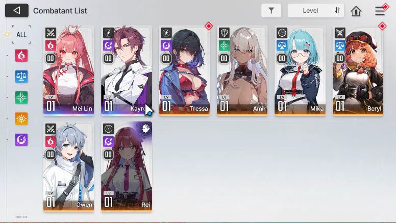 Chaos Zero Nightmare Accounts GLOBAL Verif | Lv05 |Starter MeiLin,Kayron, + 2SR image 4