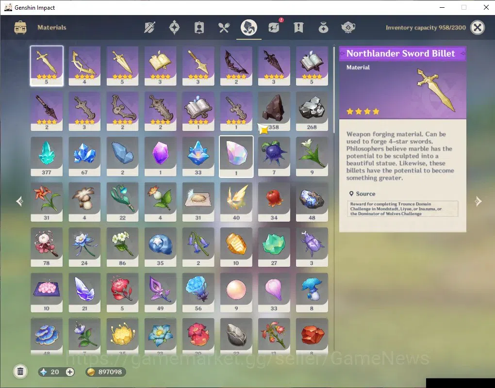 Genshin Impact Accounts ASIA|AR 59|PermaFrezee Skirk + Lunarbloom Nefer|11 image 11