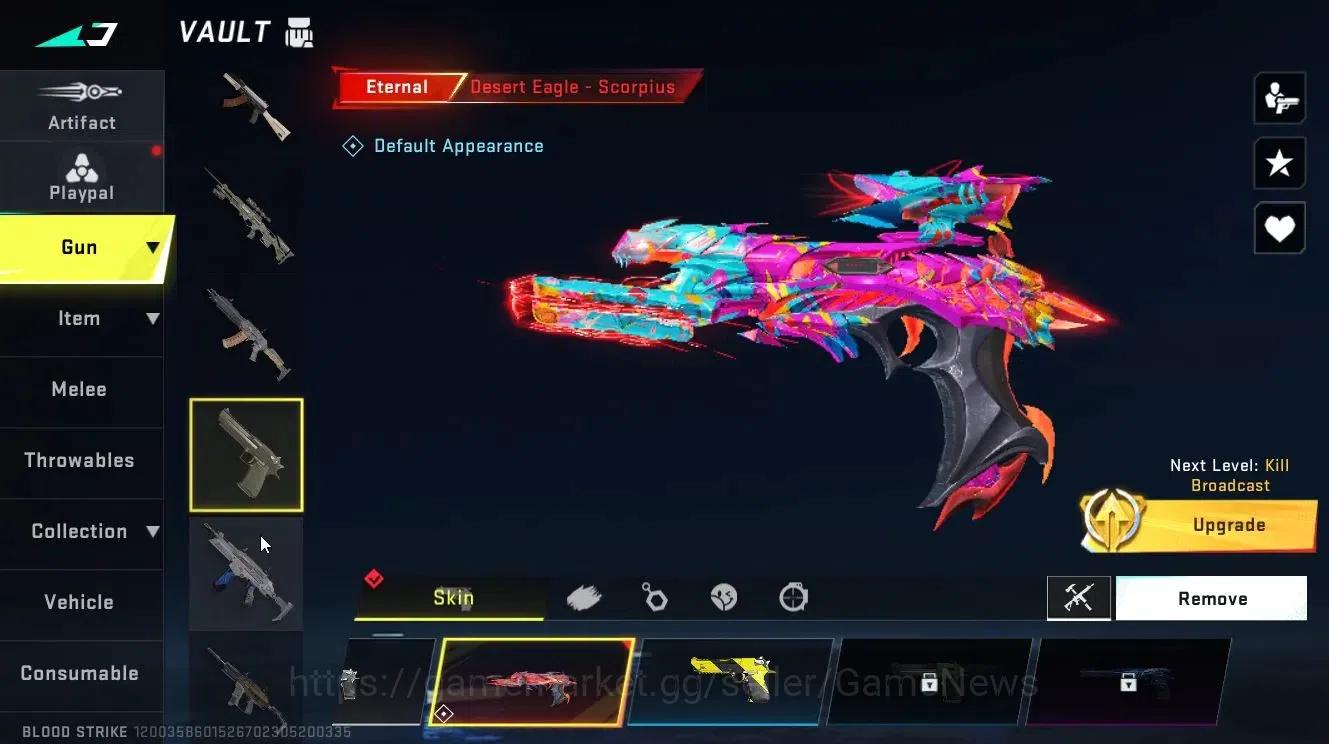 Blood Strike Accounts ASIA|ETERNAL D-EAGLE Scorpius|15 ULTRA|Collab 7DS[ image 18