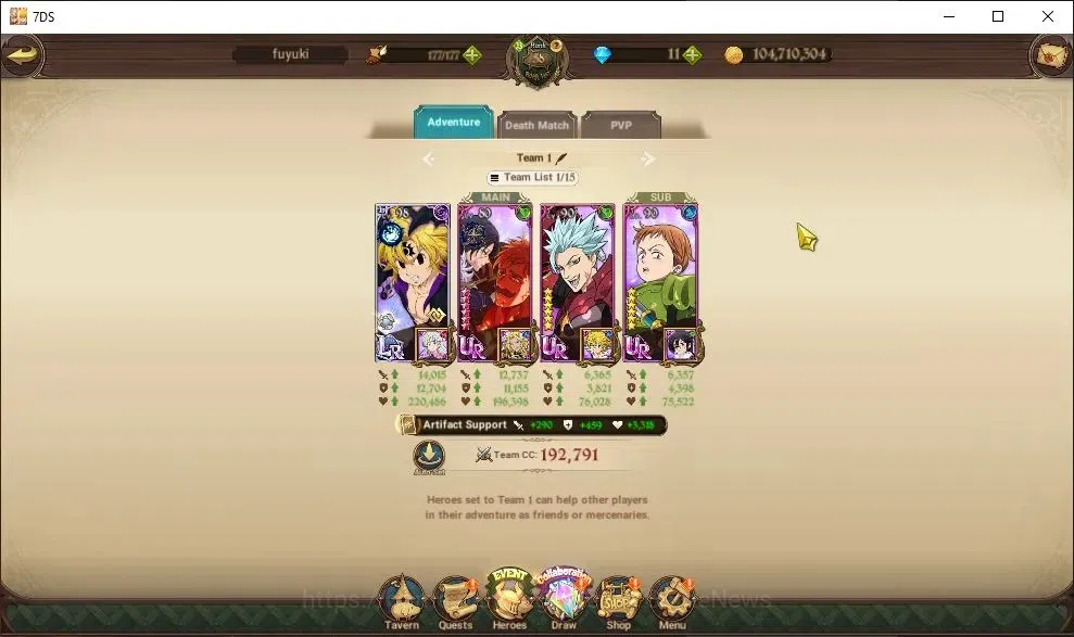 The Seven Deadly Sins: Grand Cross Accounts Global|1,7M CC|20 LS|2 LR+4 UR+Gachiakuta|Brunhild image 7