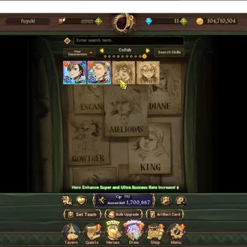 The Seven Deadly Sins: Grand Cross Endgame Global|1,7M CC|20 LS|2 LR+4 UR+Gachiakuta|Brunhild image 1