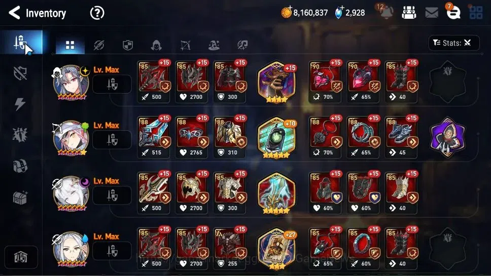 Epic Seven Accounts GLOBAL Unverif|NewEra|9 ML(Salome,C Lilias,A Laika image 10