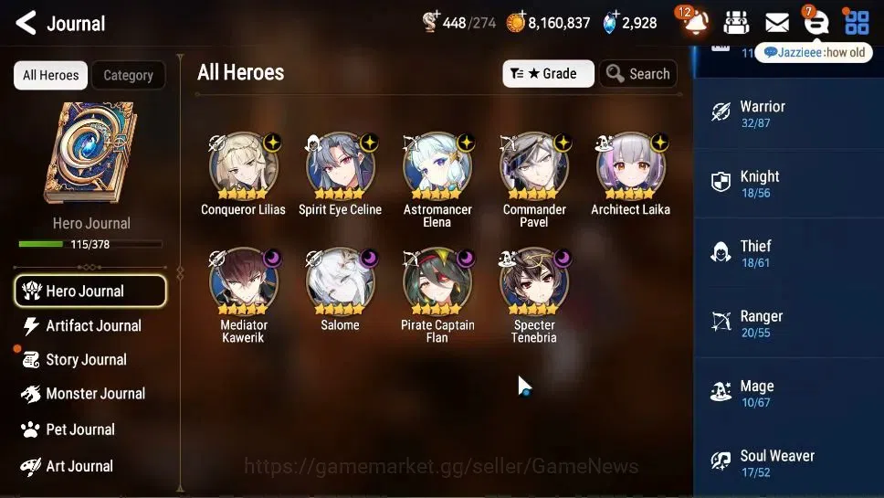 Epic Seven Accounts GLOBAL Unverif|NewEra|9 ML(Salome,C Lilias,A Laika image 6