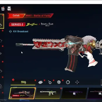 Blood Strike Accounts Collab Skin ASIA|1 ETERNAL: MP7 - Tidesong|1 ULTRA Melee: Butterfly Knife |1 AOT: M4A1|Many