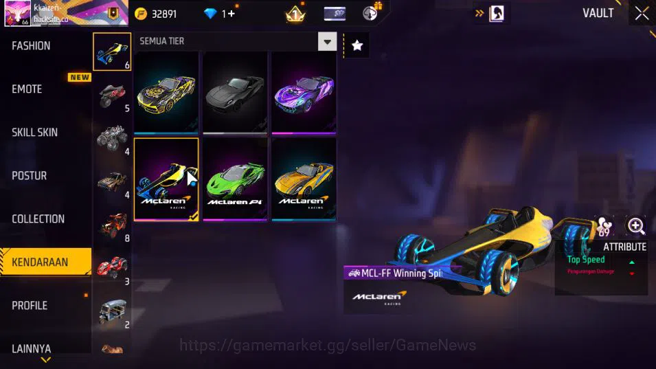 Free Fire Accounts Indonesia|M1887-Rapper Underworld|AK47 - Blue Flam image 20