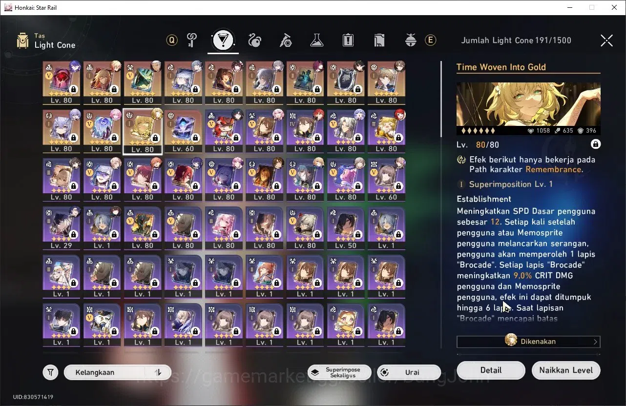 Honkai Star Rail Accounts Others ASIA | TL70 | Myde+Sign With PremTeam, Cyrene,Tribbie,Aglaea+Sign 7