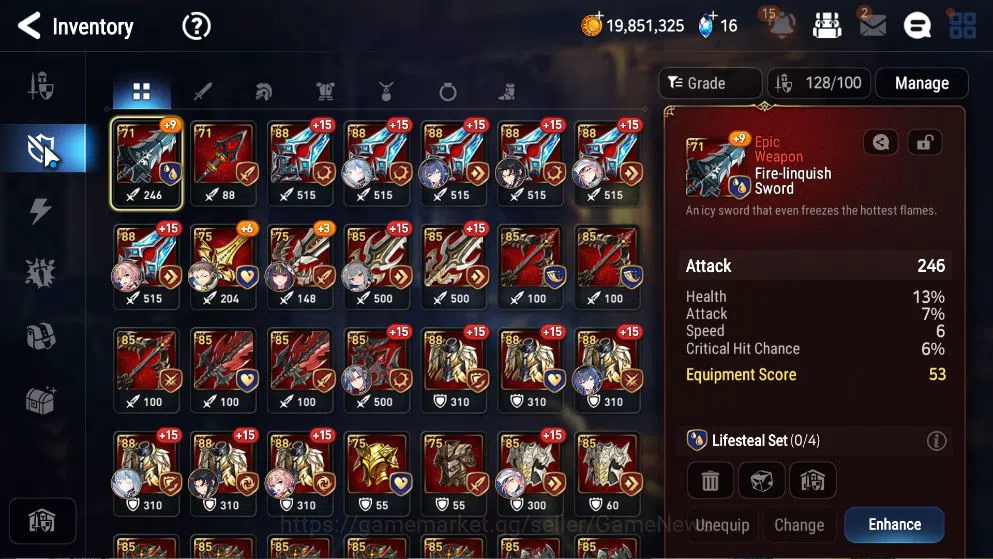 Epic Seven Accounts GLOBAL Unverif|NewEra|6 ML(RoLight,SECeline,MKawer image 9