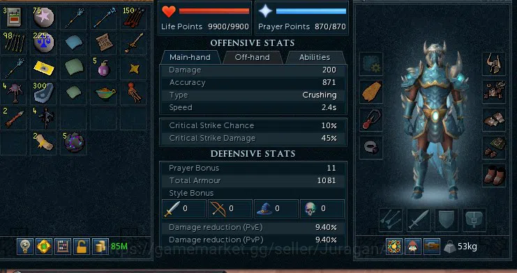 RuneScape 3 Accounts RS3 | 2120 Total Level | 119 Quest Points | Email  image 1
