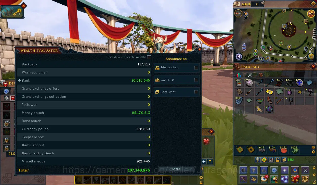 RuneScape 3 Accounts RS3 | 2120 Total Level | 119 Quest Points | Email  image 13