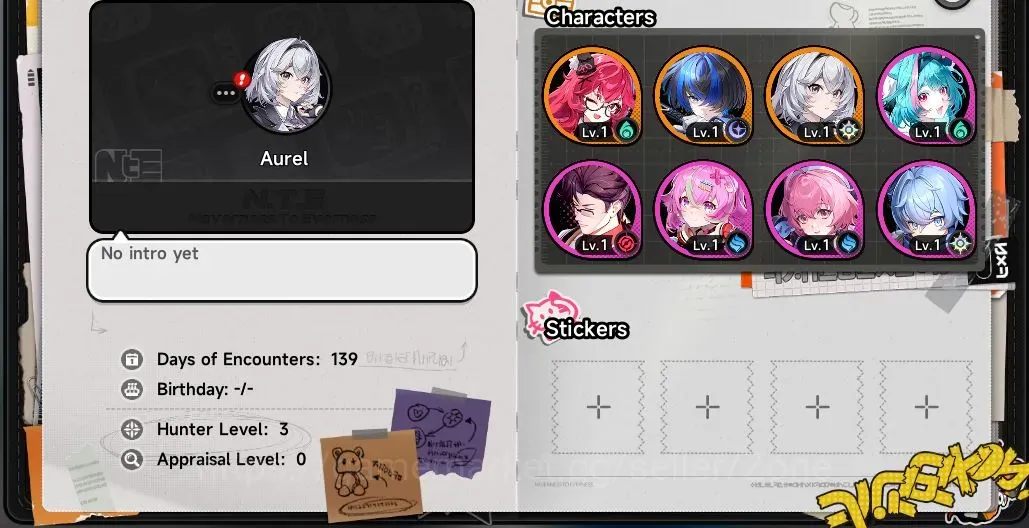Neverness to Everness Accounts America | Starter HL3 | 2 S-Class 1Lim: Nanally | Linko Outfit Among Stars | MC Female 1