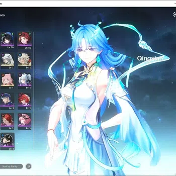 Wuthering Waves Accounts Starter EU |UL 49|1 Limited|Qingxiao RC6 +Sign & 4 Standard Calcharo,Lingyang,Jianxin,Encore|DB lvl