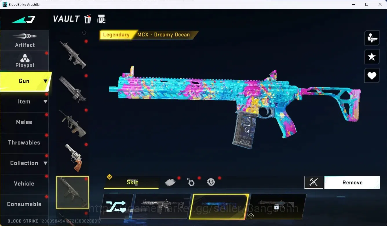 Blood Strike Accounts ASIA|1 Limited Gun:Origin-12|Legendary Melee Katan image 11