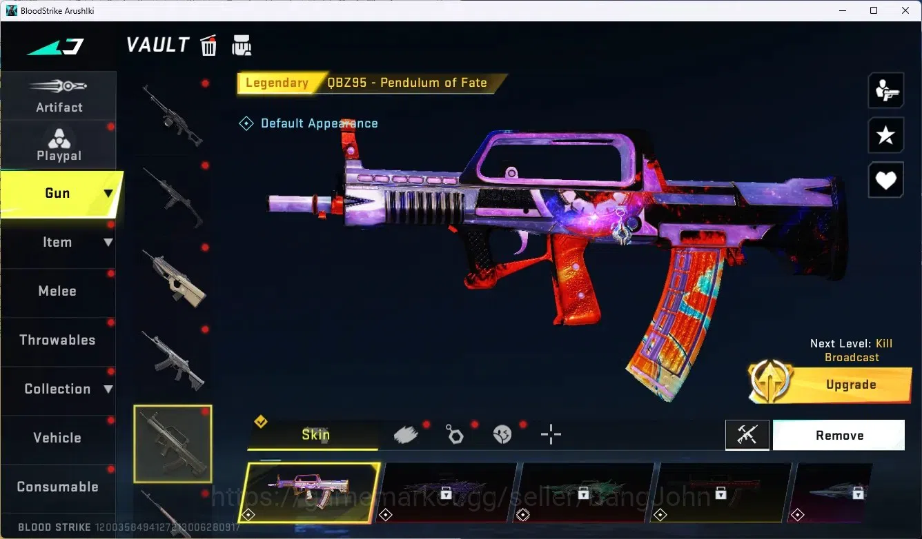 Blood Strike Accounts ASIA|1 Limited Gun:Origin-12|Legendary Melee Katan image 13