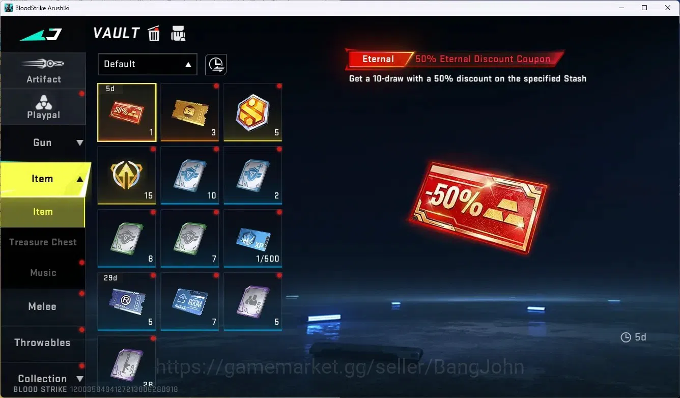 Blood Strike Accounts ASIA|1 Limited Gun:Origin-12|Legendary Melee Katan image 17