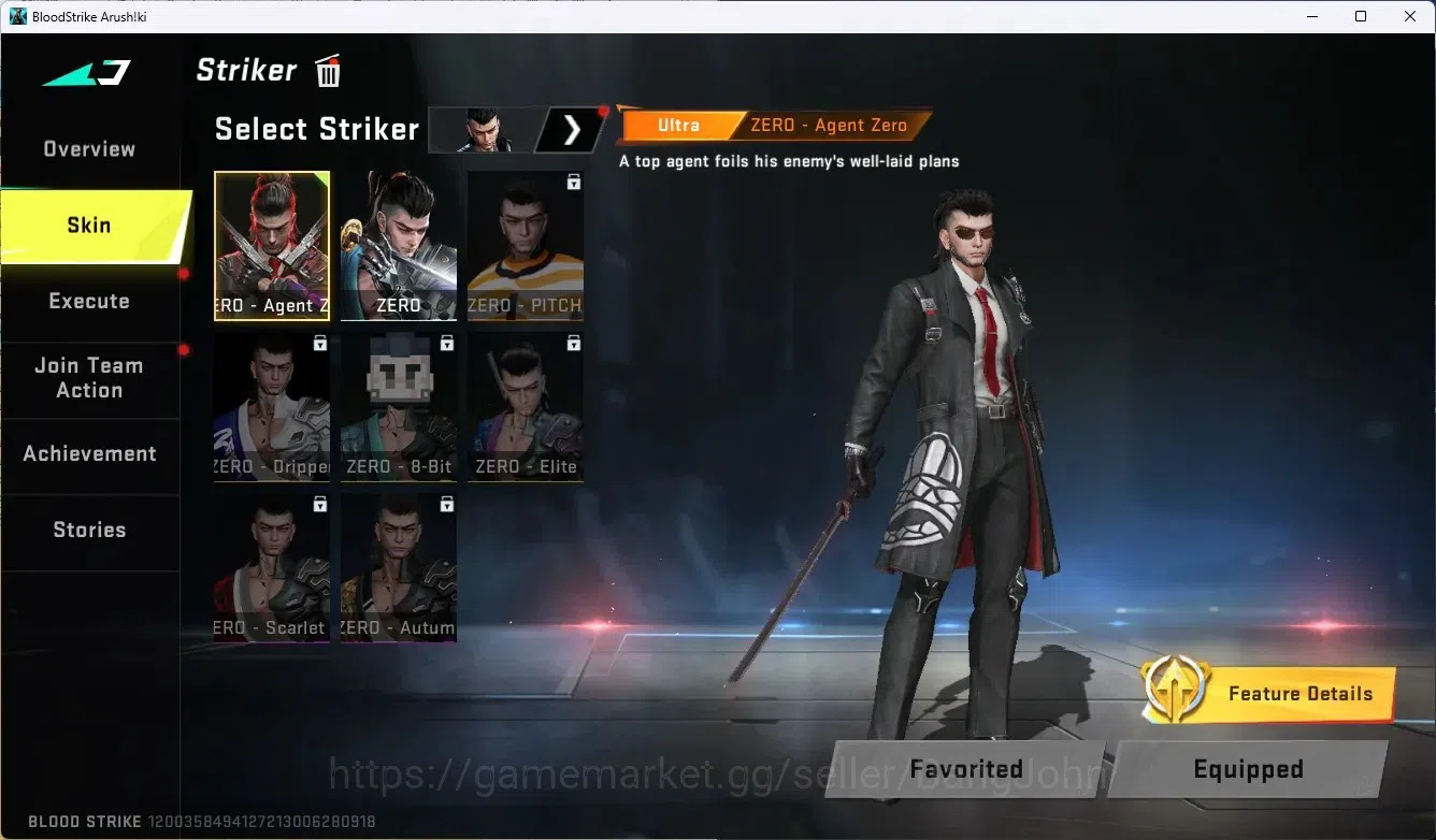 Blood Strike Accounts ASIA|1 Limited Gun:Origin-12|Legendary Melee Katan image 19