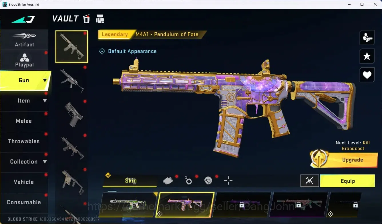 Blood Strike Accounts ASIA|1 Limited Gun:Origin-12|Legendary Melee Katan image 2