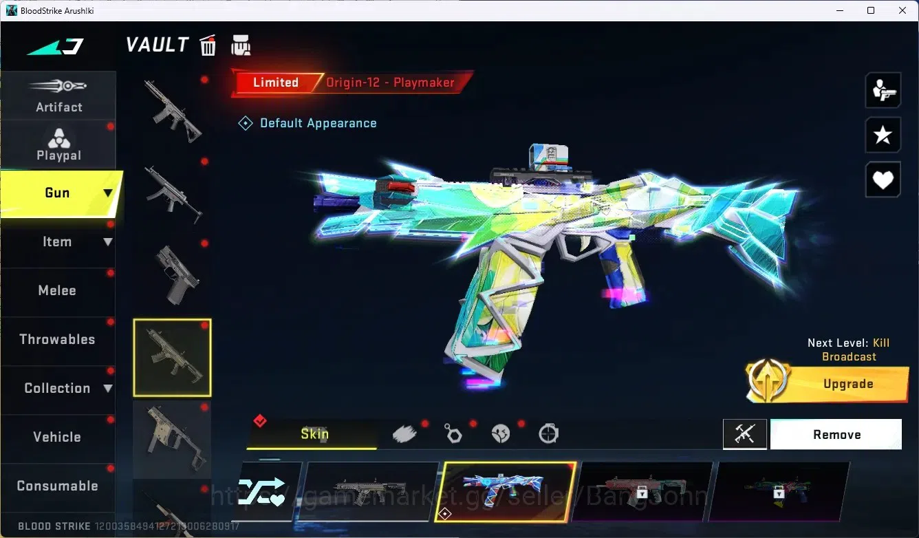 Blood Strike Accounts ASIA|1 Limited Gun:Origin-12|Legendary Melee Katan image 3