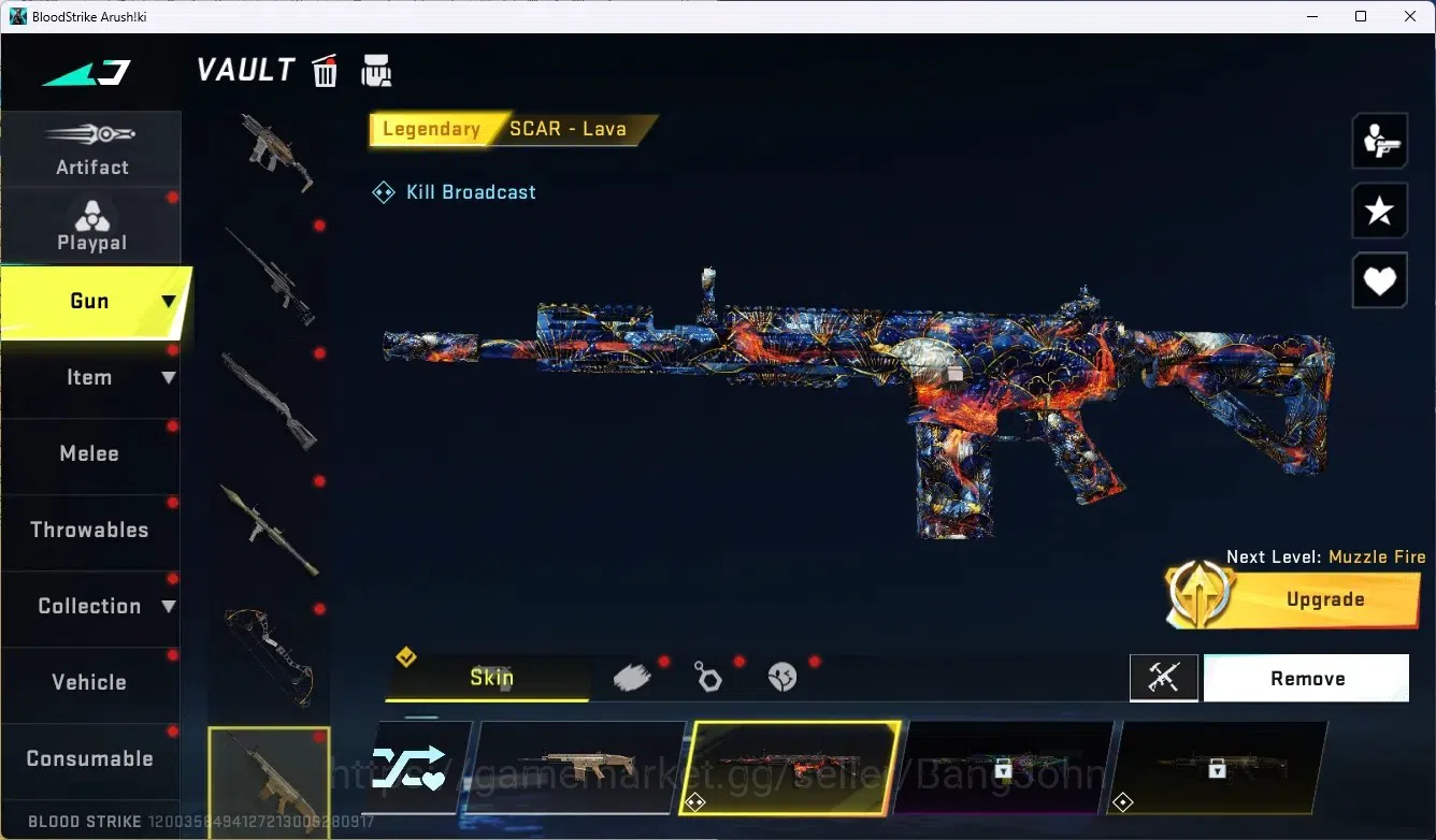 Blood Strike Accounts ASIA|1 Limited Gun:Origin-12|Legendary Melee Katan image 9