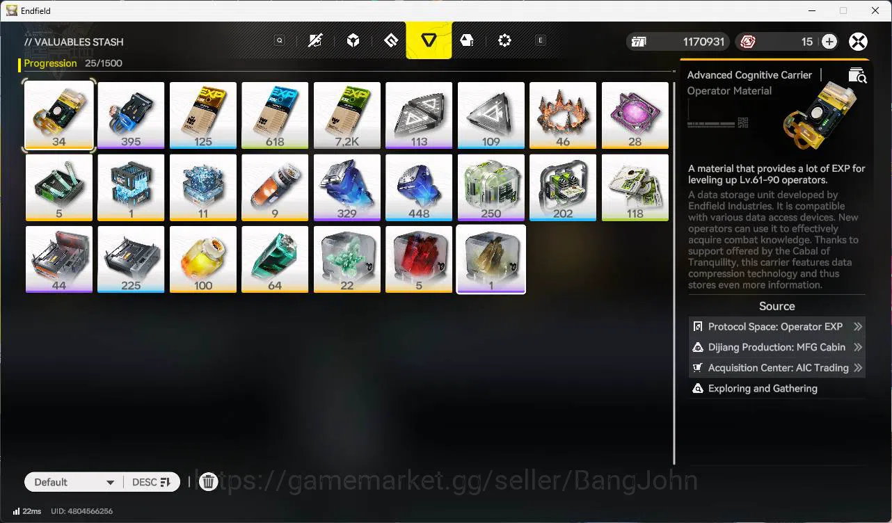 Arknights: Endfield Accounts ASIA | MID GAME | Laevatain +Sign | Gilberta + Sig image 17