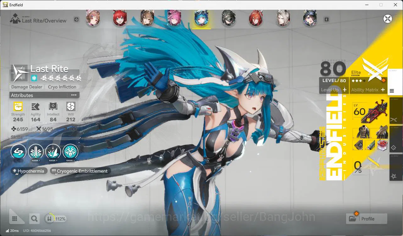 Arknights: Endfield Accounts ASIA | MID GAME | Laevatain +Sign | Gilberta + Sig image 9