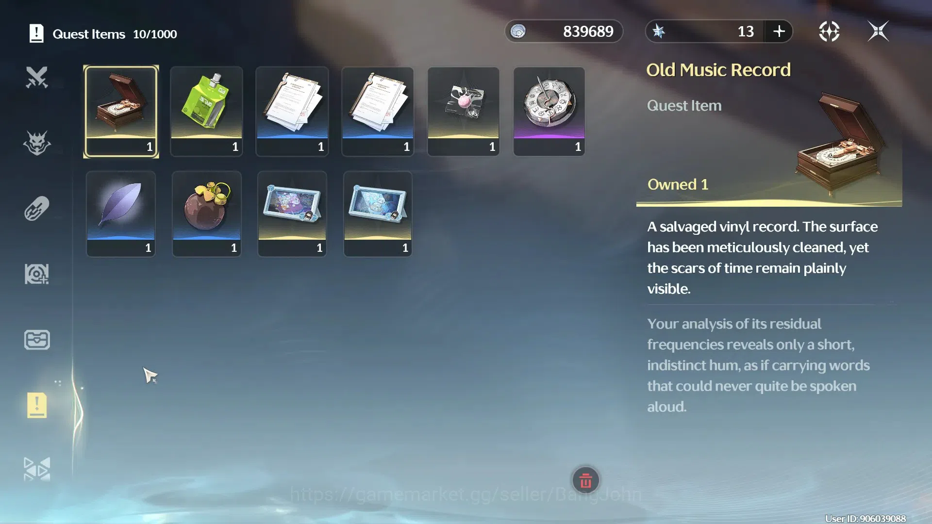 Wuthering Waves Accounts Others SEA|UL 8 | 1 Limit Denia L20 | 1(*5Wep) Starfield Calibrator R1 | 6 Lustrous 10
