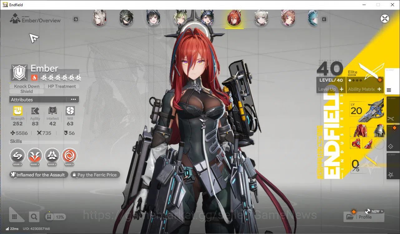 Arknights: Endfield Accounts [ASIA] Lv 31|5 SSR (Tangtang+Sign,Pogra,Lifeng,Emb image 5
