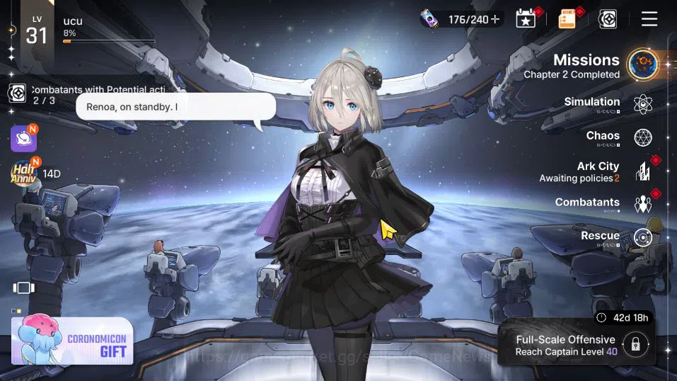 Chaos Zero Nightmare Accounts GLOBAL Lv31|3 SSR[DianaM1,RinM1,Magna]+6 SR[MikaM3 image 6