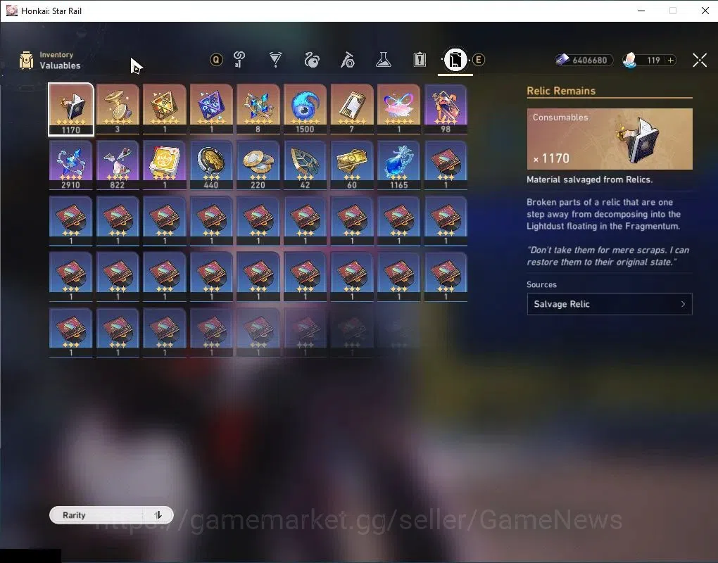Honkai Star Rail Accounts Asia|TL 66|HyperCarry Team|11 Limited|Casto+Sign,E image 10