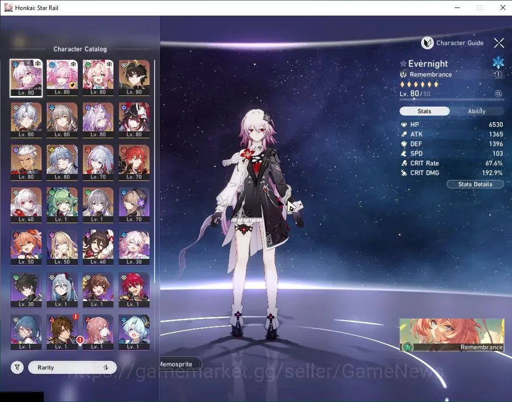Honkai Star Rail Accounts Asia|TL 66|HyperCarry Team|11 Limited|Casto+Sign,E image 4