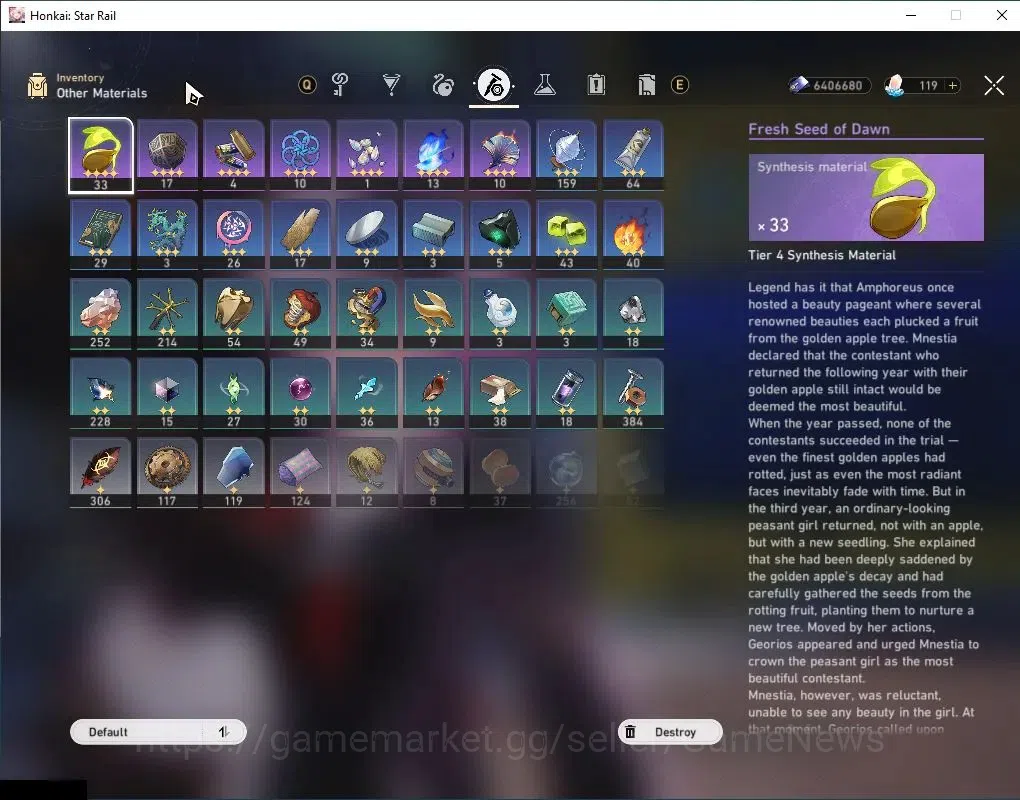 Honkai Star Rail Accounts Asia|TL 66|HyperCarry Team|11 Limited|Casto+Sign,E image 8