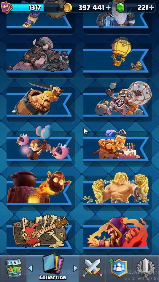Clash Royale Accounts Lvl 1317|KTL 13|Trophy 7853|Card 120|4 Hero 8 EVO image 11