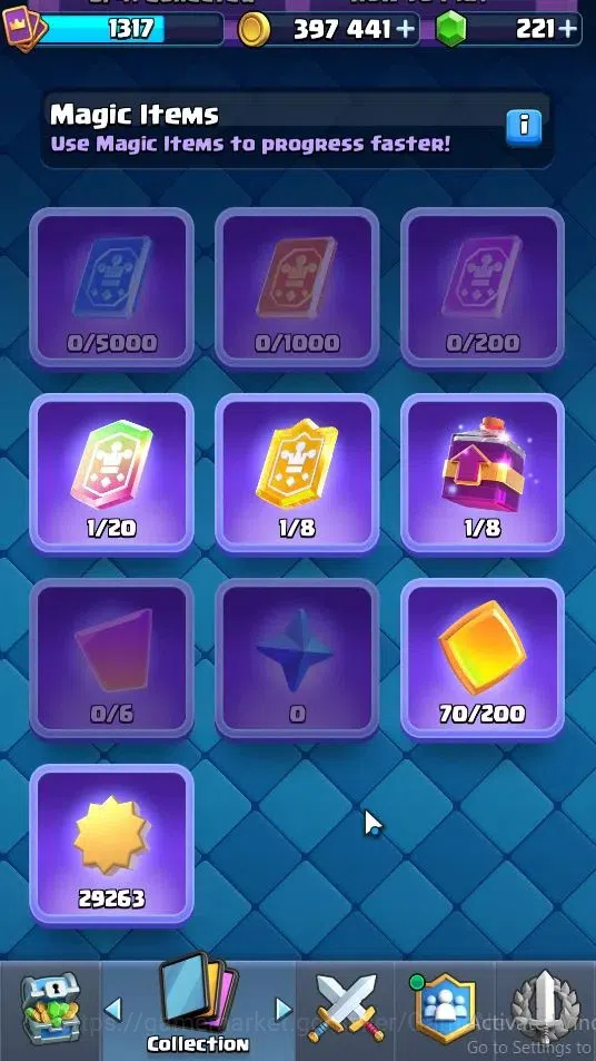 Clash Royale Accounts Lvl 1317|KTL 13|Trophy 7853|Card 120|4 Hero 8 EVO image 7